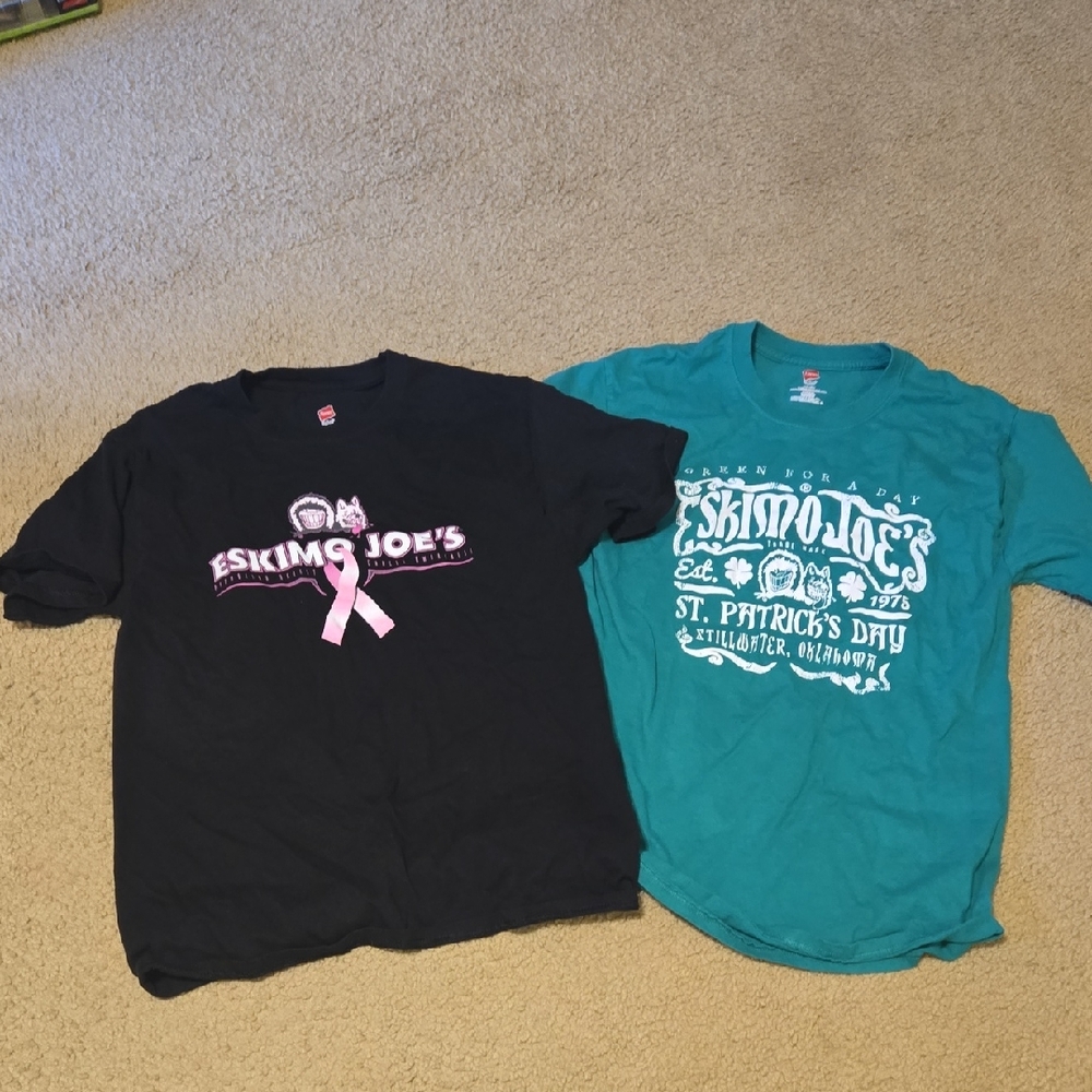 Hanes Women's Short Sleeve Tees - Black and Teal